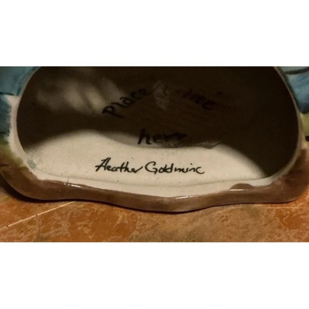 Blue Sky Heather Goldmine  Philippians 4:13 Tea Light Holder